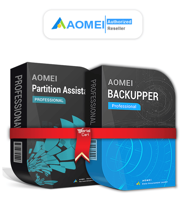 aomei backupper pro + partition assistant rabatt