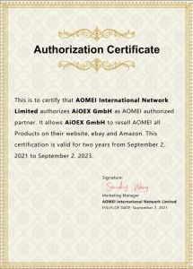 AOMEI Authorized Reseller